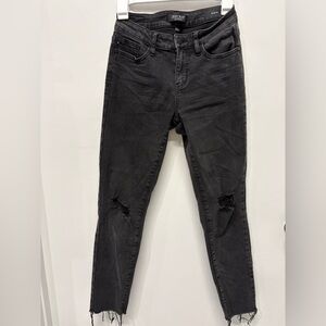Judy Blue Black Distressed Skinny Jeans